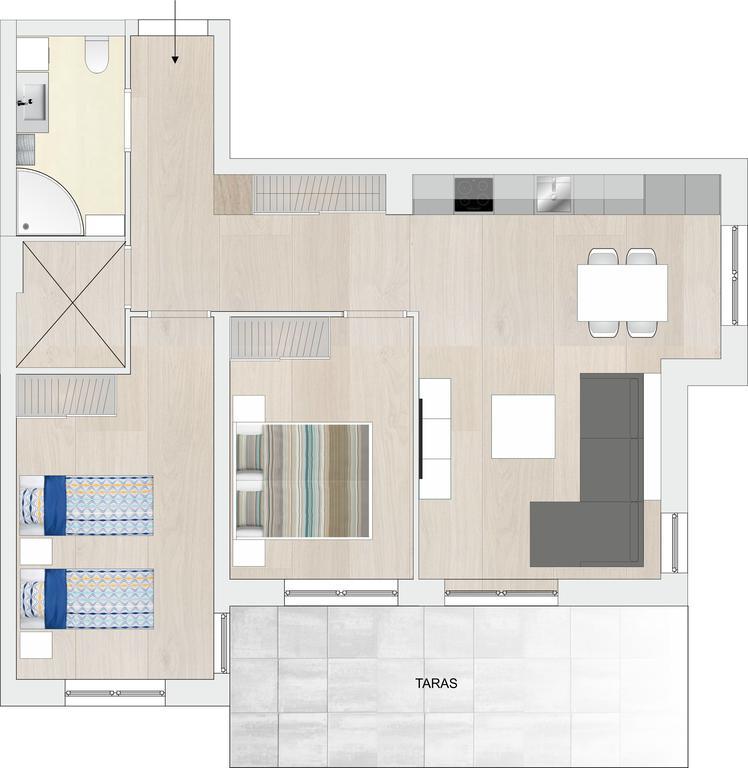 Apartament Blue Sky コウォブジェク エクステリア 写真